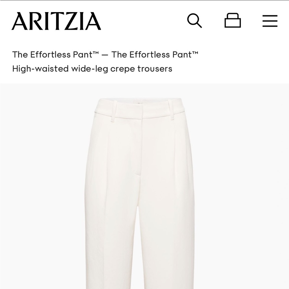 Artizia Effortless Pants Light Birch Size 6 Short